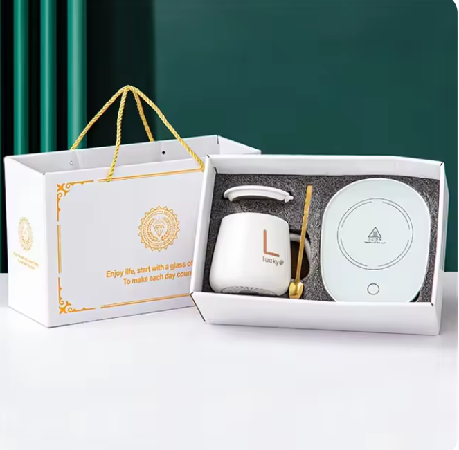 TAZA ELEGANTE CON CALENTADOR ELÉCTRICO