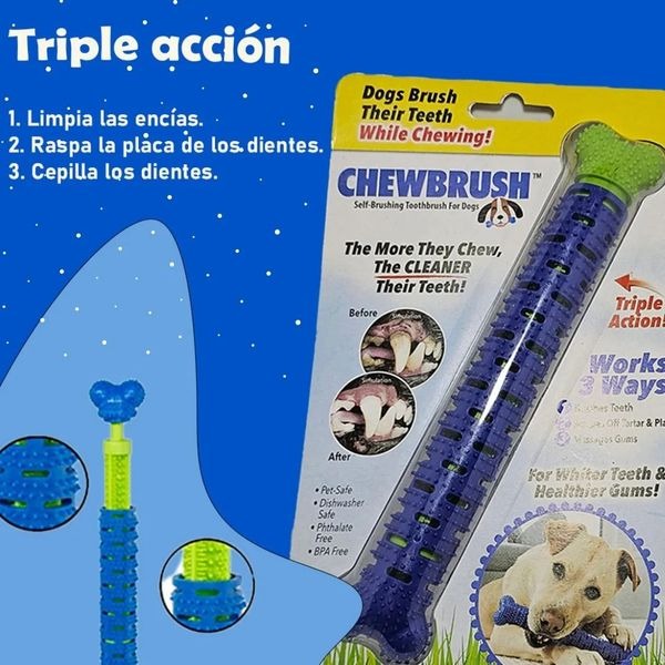CEPILLO DE DIENTES PARA PERROS
