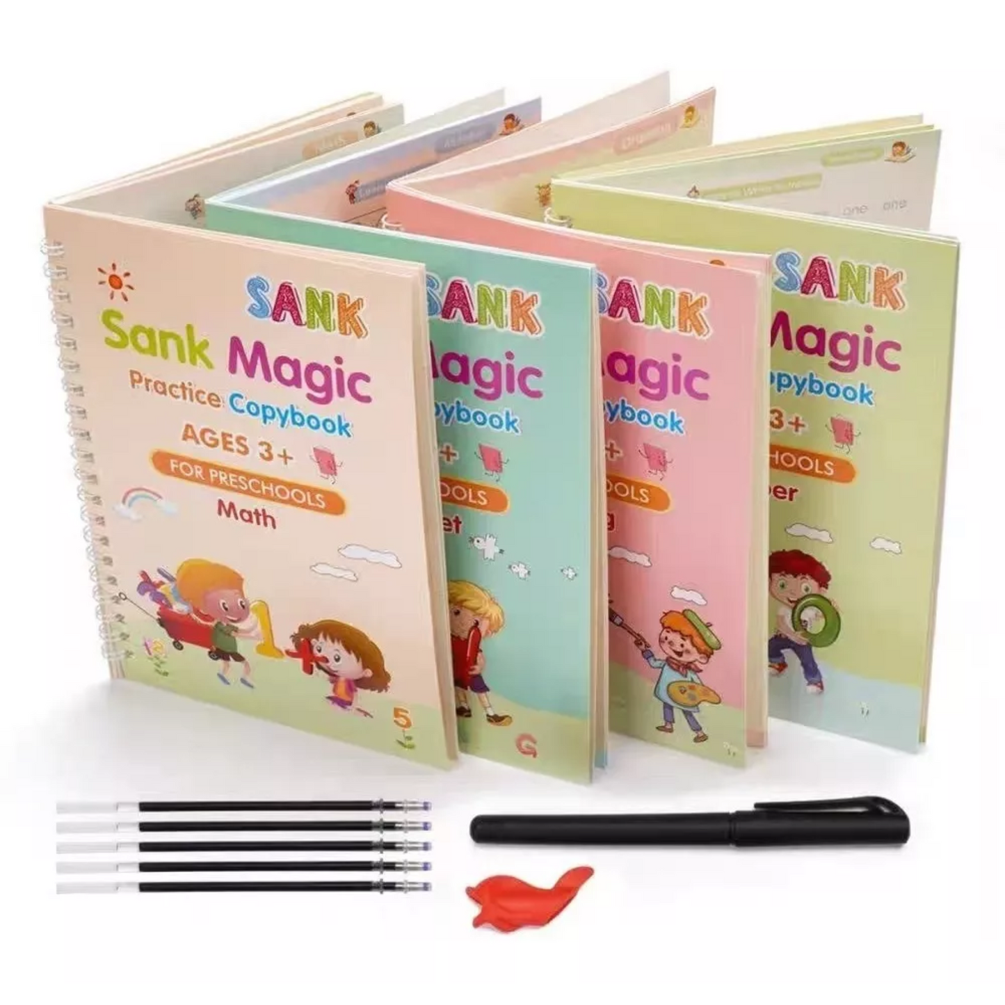 Set Cuaderno Magico Caligrafía Montessori