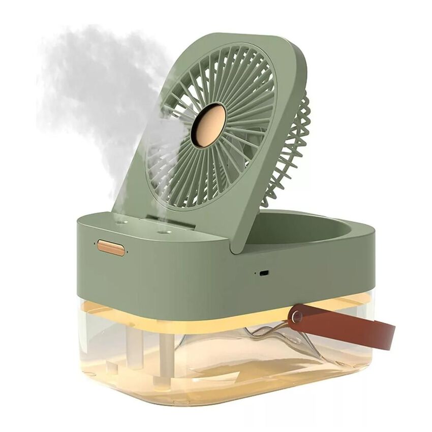 Ventilador de escritorio con humificador